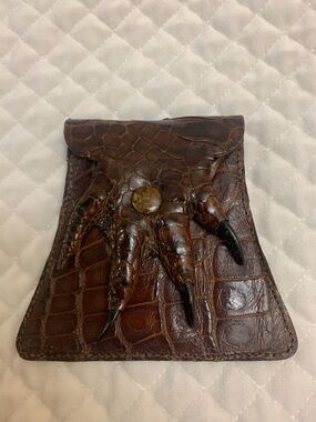 Genuine Alligator Claw Coin Purse 1930’s Antique/Vtg Collectible